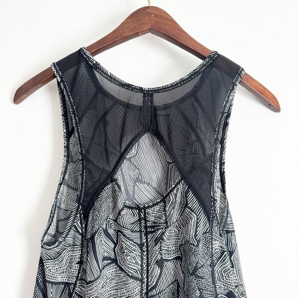 LULULEMON Sculpt Workout Tank Top Dottie Tribe White Black - Picture 7 of 9